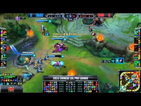 OMG Uzi Kalista VS SHR Insec Rengar Game 1 Highlights   2015 Spring LPL W7D3 League of Legends