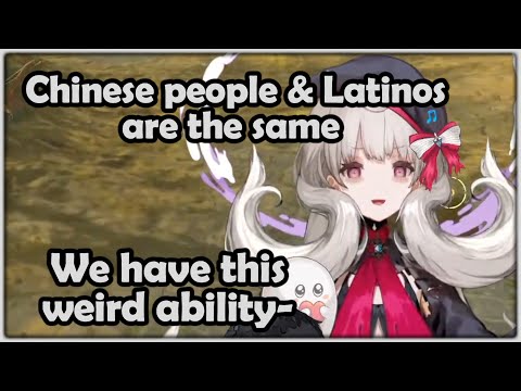 Realized that Latinos & Chinese have the same weird abilities