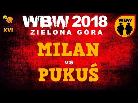 Milan 🆚 Pukuś 🎤 WBW 2018 Zielona Góra (freestyle rap battle) Półfinał