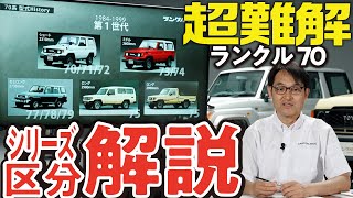 【超難解！】ランクル70の歴史を紐解く！シリーズ区分についてランクル70製品企画担当が詳しく説明します【ランクルゼミナール】