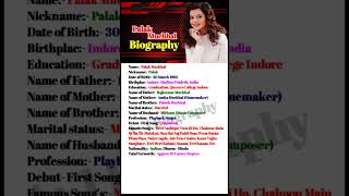 Download lagu palak Muchhal Biography.#biography #bollywood #actress #singer #palakmuchhal mp3