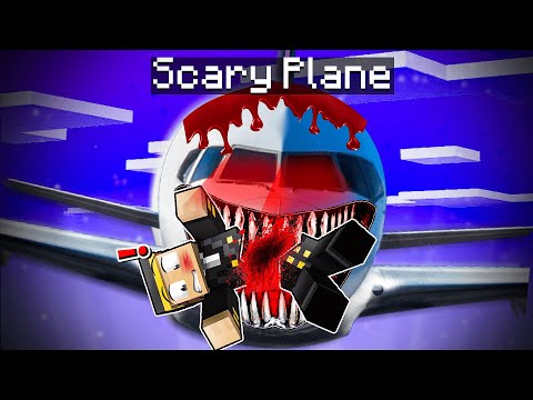 AWARIZ -  SCARY PLANE IS EATING ME ON MINECRAFT!  I am scared !