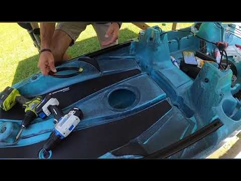 Installing a 5” deck plate on a perception outlaw 11.5