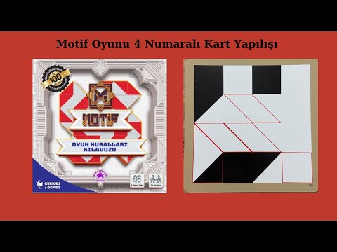 Motif Oyunu 4. Kart (Isınma Kartı) Nasıl Yapılır?
