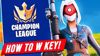 How to W KEY in SEASON 3 Champions League! (Fortnite Battle Royale)