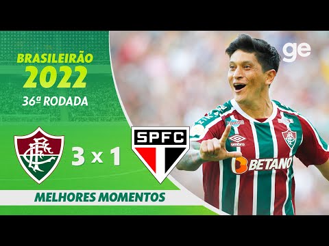 Gols e lances de Fluminense x São Paulo