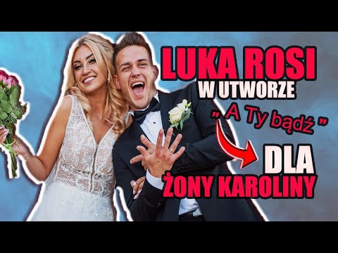 Luka Rosi - Śpiewa " A Ty bądź " dla swojej ukochanej żony Karoliny na weselu (4K)