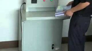 docon---hardcover groove pressing machine DC-500.wmv