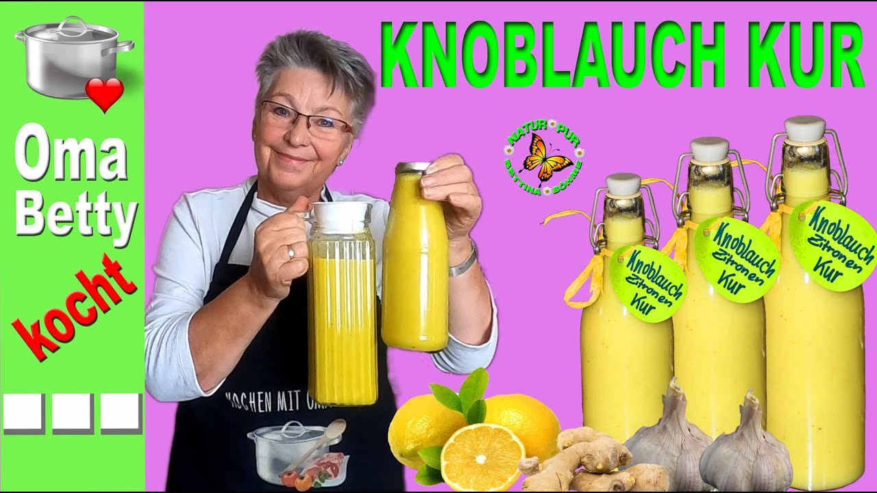 KNOBLAUCH - ZITRONEN - KUR für den besten Start ins neue Jahr/  Stärkung des Immunsystems  u.v.m.