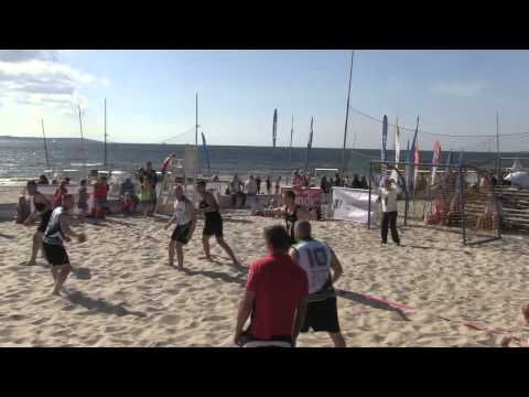Final OV Beachhandboll 2013 Aviko Cup Herr motion
