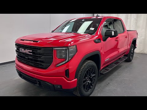 2026 GMC Sierra 1500 Crew Cab Short Box 4-Wheel Drive Elevation in Red for sale at Davis GMC Buick Lethbridge in Lethbridge, AB