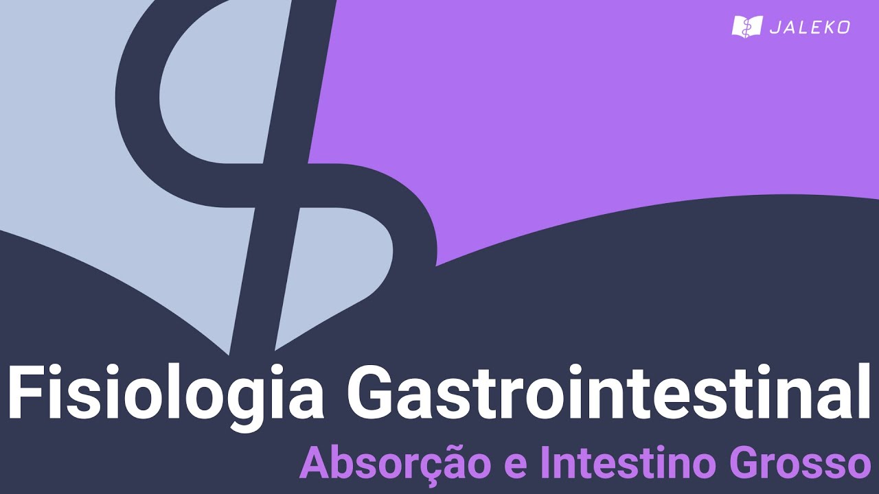 Fisiologia Gastrointestinal - Absorção e Intestino Grosso