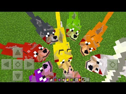 Insane HACK! Mutant Wolves Addon Turns Minecraft Players Into Artists