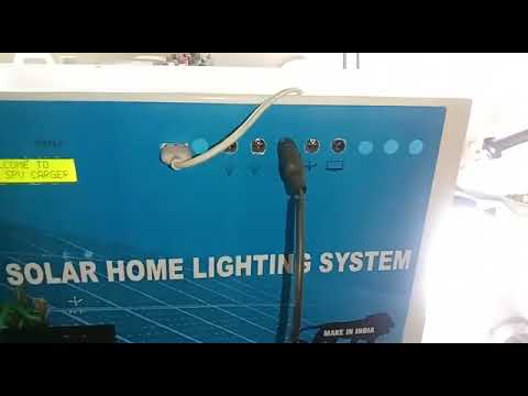 Solar Home Light System With Inbuilt Battery 80ah And Mppt Charge Controller
