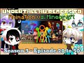 Sans AU (Undertale) reacts to Animation vs. Minecraft Season 3 - All Episodes (20-30)