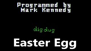 Dig Dug Intellivision Easter Egg - Find Mark Kennedy's Name