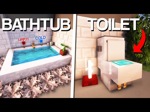 Minecraft: 10+ Bathroom Build Hacks & Designs