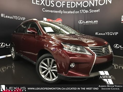 Used Red 2015 Lexus RX 350 AWD Sportdesign Edition In Depth Review | Stettler Alberta