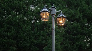 Watch A Video About the Polaris Black Dusk to Dawn LED 2-Light Lamp Post