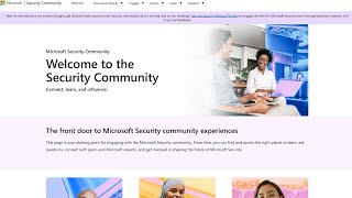 Welcome to the Microsoft Security Community home!