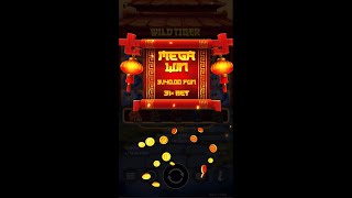 WILD TIGER #games #slot #casino #gaming #socialcasino #jackpot #tiger #megawin #wildtiger #shorts