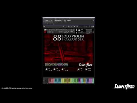Free Download 88 Solo Violin Horror SFX KONTAKT