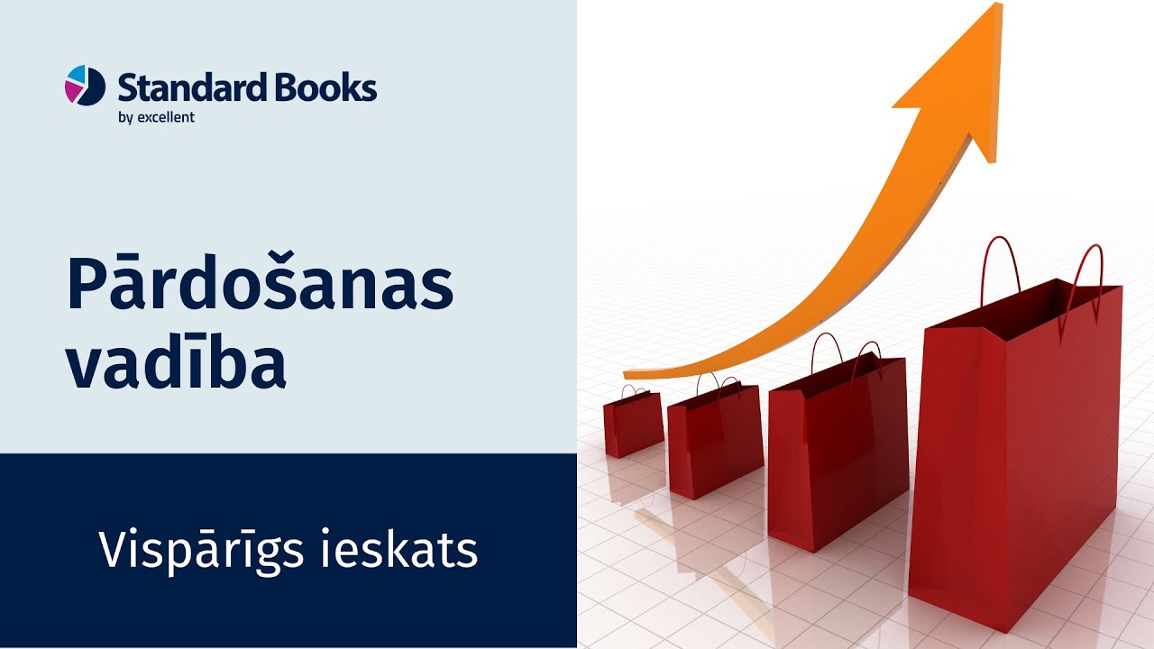 Pārdošanas vadība programmā Standard Books by Excellent