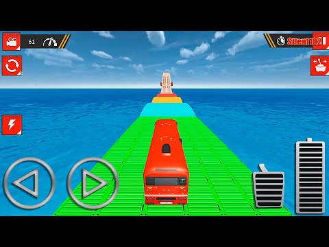 Impossible Bus Stunt Driving - Bus Mega Ramp Games 2020 #3 - Android Gameplay