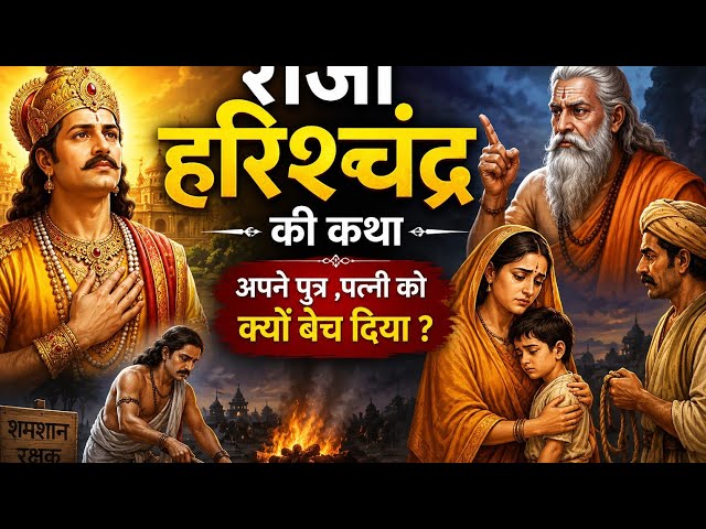 राजा हरिश्चंद्र अपनी पत्नी को क्यों बेच दिया ∆राजा हरिश्चंद्र की कथा•