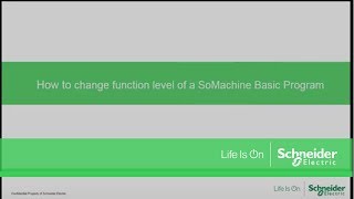 How to change functional level in SoMachine Basic