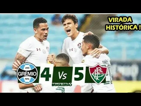 VIRADA EMOCIONANTE Grêmio 4 x 5 Fluminense JOGAÇO  Melhores momentos 05/05/2019