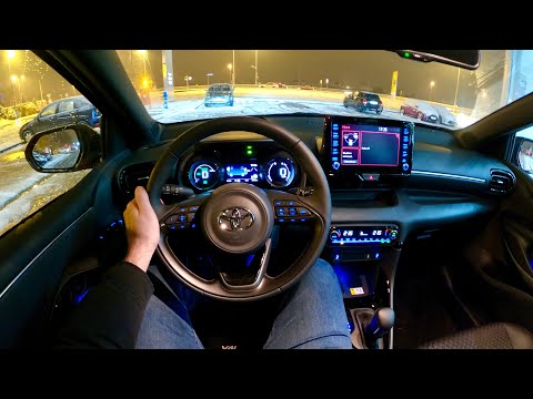 Neuer Toyota Yaris Hybrid (2021) - POV-Probefahrt (PURE-Fahren, EV-Modus)