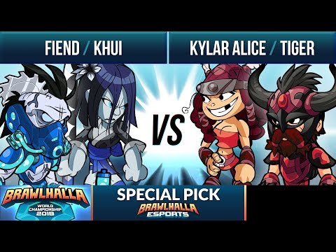 Fiend & Khui vs Tiger & Kylar Alice - Special Pick - Brawlhalla World Championship 2019 2v2