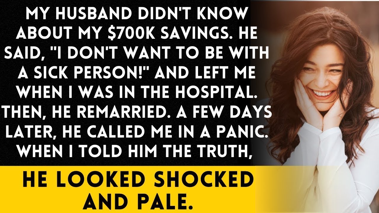 My husband left me without knowing about my $7 million, got remarried while I was in the hospital.