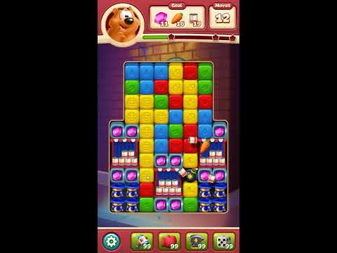 Toon Blast Level 6916 - NO BOOSTERS 🐻🐺🐱 | SKILLGAMING ✔️