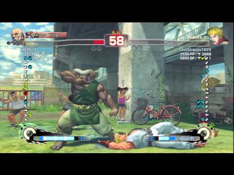HERU_X [Gouken] Vs LeviStrauss1829 [Ken] SSF4 AE 2012 Ranked Matches - PSN