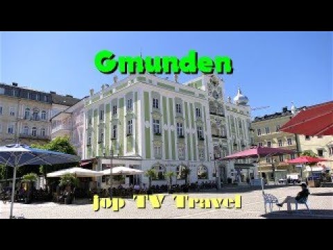 Rundgang durch die Stadt Gmunden am Traunsee (Oberösterreich) Österreich jop TV Travel
