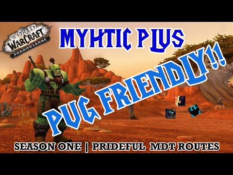 Shadowlands Mythic+ | Season One: Prideful | Mythic Dungeon Tool Routes