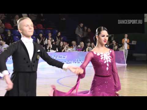 Агауров Егор - Воробьева Софья, Slow Foxtrot, Первенство Москвы 2019