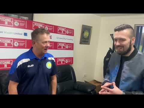 Carlton Town Vs Halesowen | Tommy Brookbanks Interview #canigetapintyet