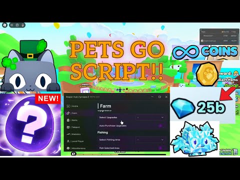 [DRAGON UPDATE!!!] PETS GO SCRIPT!!!! | INFINITE PET SPEED, AUTO ROLL, AUTO FISH, AUTO BUY!!!!!!!!!!