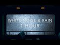 White Noise In The Rain - 1 hour Heavy Rain and Thunder - Rain for Sleeping