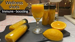 Wellness Shots Series ( 1),Anti - Inflammatory 🍊Shots For Immunity,Gut Health, Energy & Weight loss