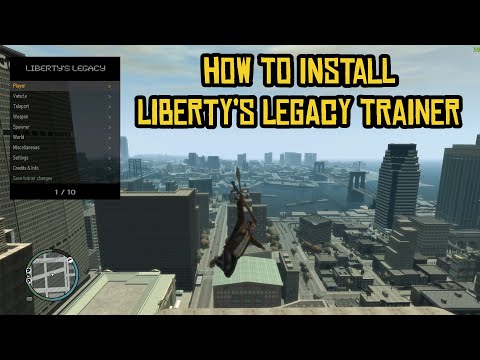 How to install Liberty's Legacy Trainer for GTA 4 | Quick and Easy 2023