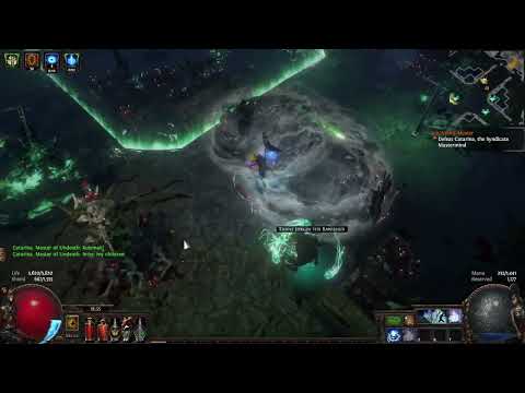Path of Exile 3.20 SC Sanctum - Witch Occultist Cold Snap/Vortex zdps vs ilvl 83 Catarina