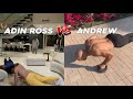 Adin Ross Battles Andrew Tate In Push Up Challenge