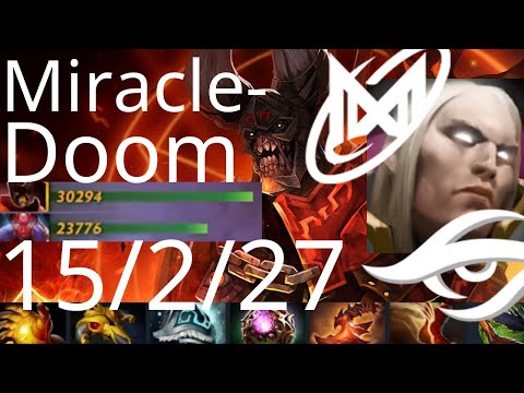 Miracle- Doom vs Invoker, Necrophos, Wraith King - Secret vs NGX g1 DPC EU dota2