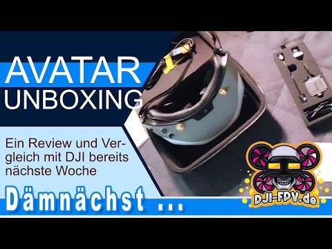 Fatshark Dominator HD Walksnail Avatar - Test und Vergleich ist schon in Arbeit #djifpvde
