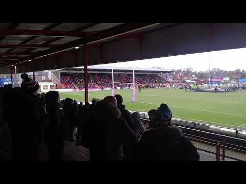 York City Knights vs Toronto Wolfpack, Players entrance.