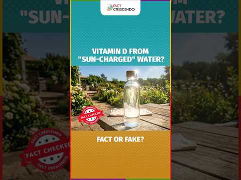 Does Sun-Charged Water Really Give You Vitamin D
